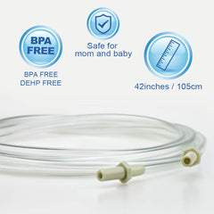 Maymom BPA-free tubing ensures safer contact with pumped milk.
