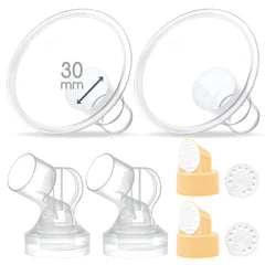 Maymom breastshield 30mm detachable shows compact design for easy cleaning and precise fit.