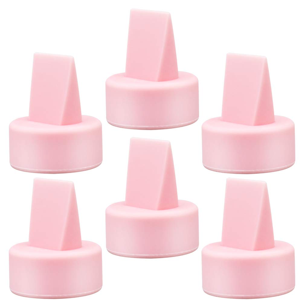 Maymom pink duckbill valve packaging for Spectra, ready for quick, hygienic replacement.