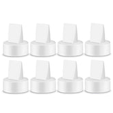 Maymom duckbill valves white 8-count packaging for color-rotation setup.