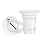 Maymom flange inserts 24mm on Spectra cup improve fit and seal for comfortable pumping