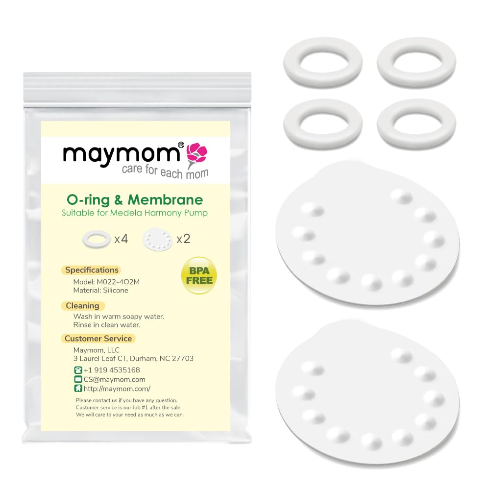 Maymom Harmony replacement O-rings focus on a durable BPA-free seal for Medela pump