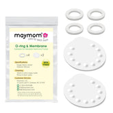 Maymom Harmony replacement O-rings focus on a durable BPA-free seal for Medela pump