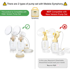Maymom components compatible with Medela pumps including Pump in Style