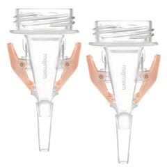 Maymom Milkbag Adapter Gen 2 fits wide-neck bags for versatile pumping.