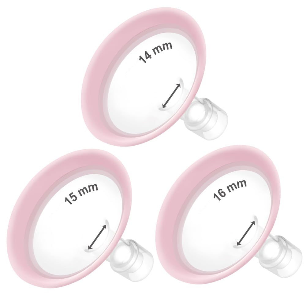 Maymom MyFit Pano Shields close-up shows soft edge design for comfortable pumping sessions.