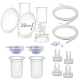 Maymom pump parts flange 22mm for Ameda Purely Yours, comfortable pumping
