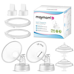 Maymom 19mm flange for Spectra compatibility enhances comfort during pumping