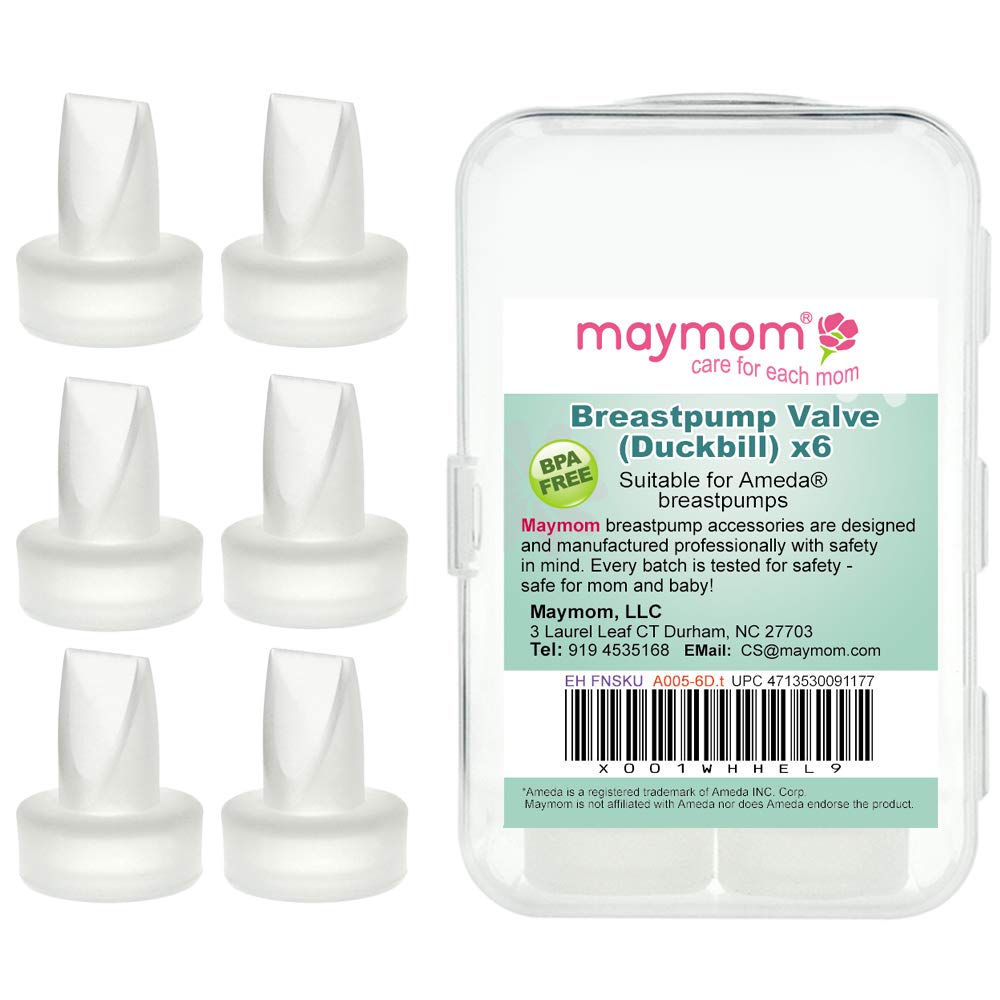 Maymom duckbill valve for Ameda Purely Yours enables reliable daily pumping.