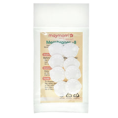 Maymom replacement membranes 8-pack ready for Medela pumps for reliable usage