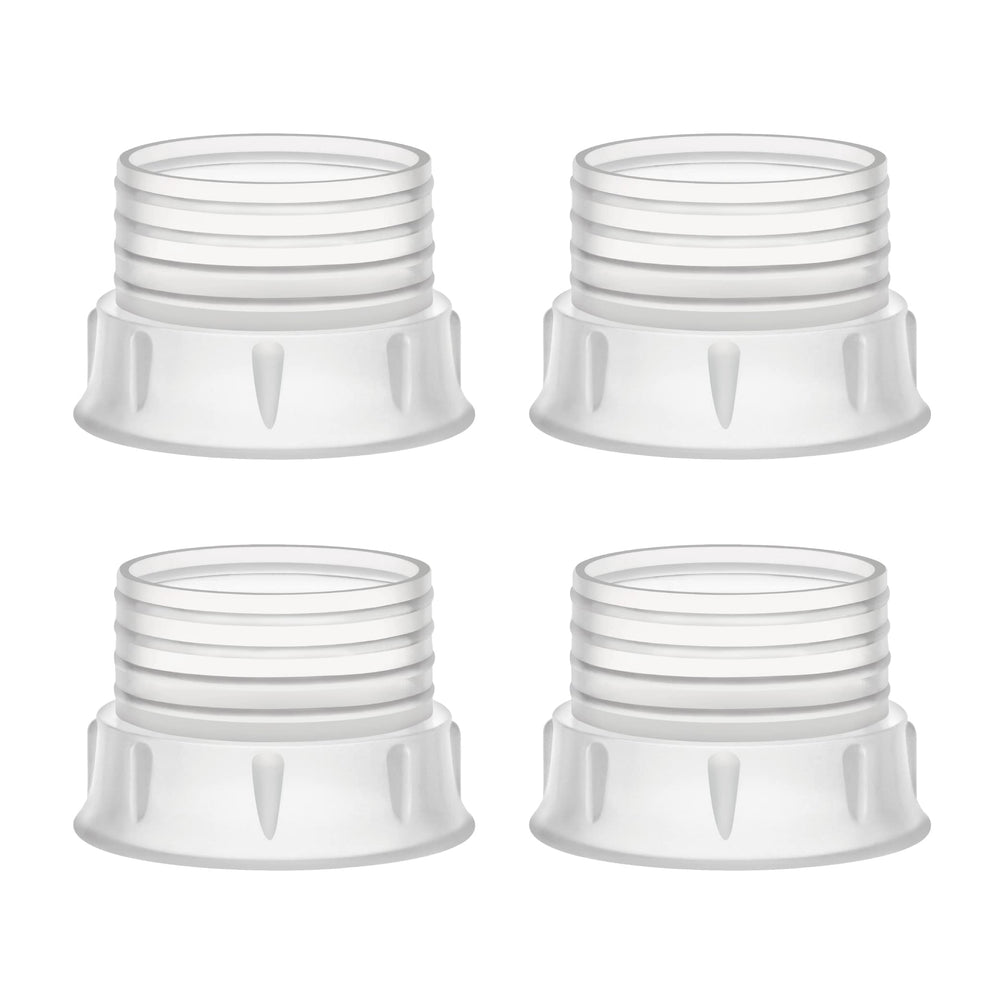 Maymom Shield Converter 4pc pack enables flexible pumping with multiple brands.