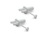 Maymom tubing connectors two-pack for Ameda pumps enable quick, reliable replacements.