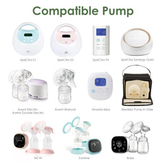 Maymom valve compatibility with Spectra and Medela pumps improves replacement flexibility.