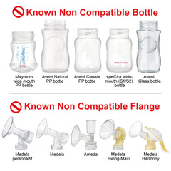Maymom wide-mouth bottle compatibility for flexible bottle choices