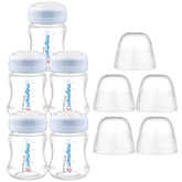 Maymom wide-mouth bottle with dome cap for easy storage and compatibility