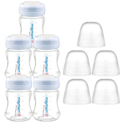 Maymom wide-mouth bottle with dome cap for easy storage and compatibility