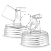 Maymom widemouth connector base 2pc close-up for flexible flange customization.