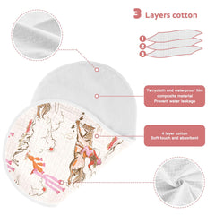Mazeann cowgirl burp cloth waterproof back—TPU layer helps prevent leaks