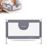 MBQMBSS 52in bed rail side view shows secure mattress contact for safer sleep