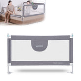 MBQMBSS bed rail assembly demonstrates sturdy steel frame for secure toddler sleep.