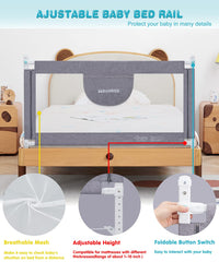 MBQMBSS bed rail install on full-size bed demonstrates wide-side fit and steady stability