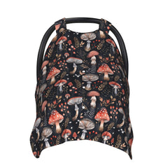 Mcewoel Mushroom car seat cover side attachment demonstrates secure fit.