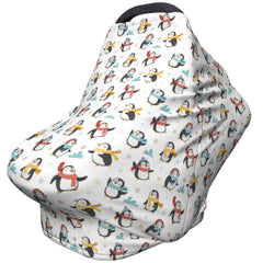 Mcewoel Penguin car seat cover with full-coverage shield from sun and wind