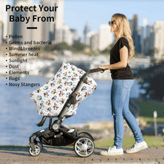 Mcewoel Penguin nursing cover offering privacy while remaining breathable