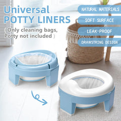MCGMITT potty bags with soft surface reduce discomfort during liner changes.