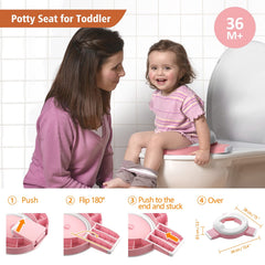 MCGMITT potty seat non-slip legs provide stable daily use.