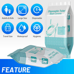 Mckanti waterproof non-slip design keeps covers in place on slippery toilet seats.