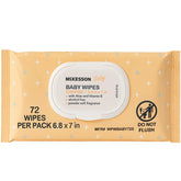 McKesson Baby Wipes pack-front shows ready-to-use option for quick diaper changes