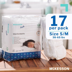 McKesson Youth Training Pants tear-away sides enable quick changes.