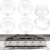 MCOTOP stove knob covers 5-pack provide easy child safety on gas stoves