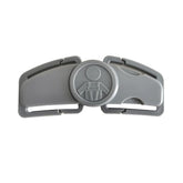 MdouLy universal chest clip secures car seat belt for safer rides