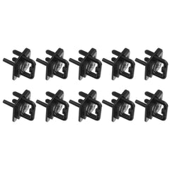 MECCANIXITY outlet covers 10-pack in black protect sockets for safer homes.