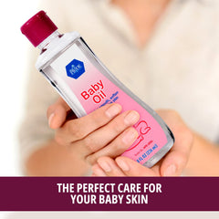 MED PRIDE Pure Unscented Mineral Oil moisture-lock bottle demonstrates hydration retention for delicate skin.