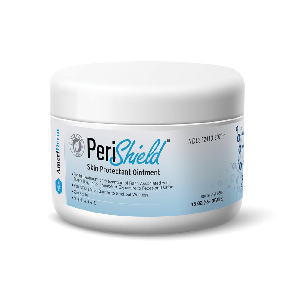 MED PRIDE Skin Protectant 16oz jar for diaper rash care and prevention.