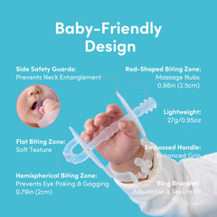 MEDITOY BPA-free liquid silicone material ensures safe, easy cleaning