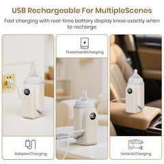 Meehuan universal-fit Velcro warmer secures most bottles for versatile travel.
