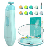 Megainvo baby nail trimmer with LED front light for precise grooming in dim lighting