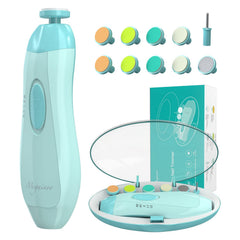 Megainvo baby nail trimmer with LED front light for precise grooming in dim lighting