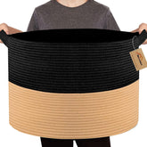 MEGASKET extra large storage basket 22x14 stores blankets and pillows neatly