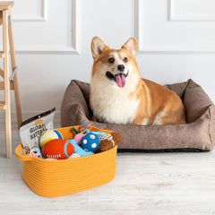 MEGASKET gift-ready basket, empty, perfect for baby showers or holiday gifting.