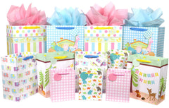 Meirus extra large gift bags in use; sturdy 13x17 size for clothing gifts.