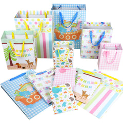 Meirus large gift bags shown; spacious 10.5x13 size for bigger presents.