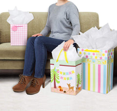 Meirus small gift bags displayed; compact 7x9 size perfect for accessories.