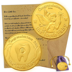 Meliatomia Tooth Fairy coins set for a magical milestone keepsake.