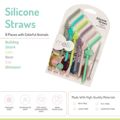 melii panda character straw encouraging fun mealtime sipping