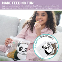 melii bear lunch bag shows durable EVA construction for everyday use.